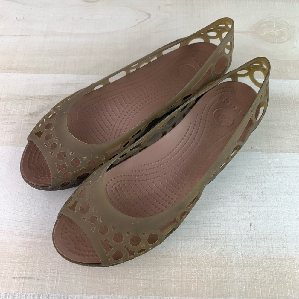 Crocs Women's Adrina Peep Toe Jellys